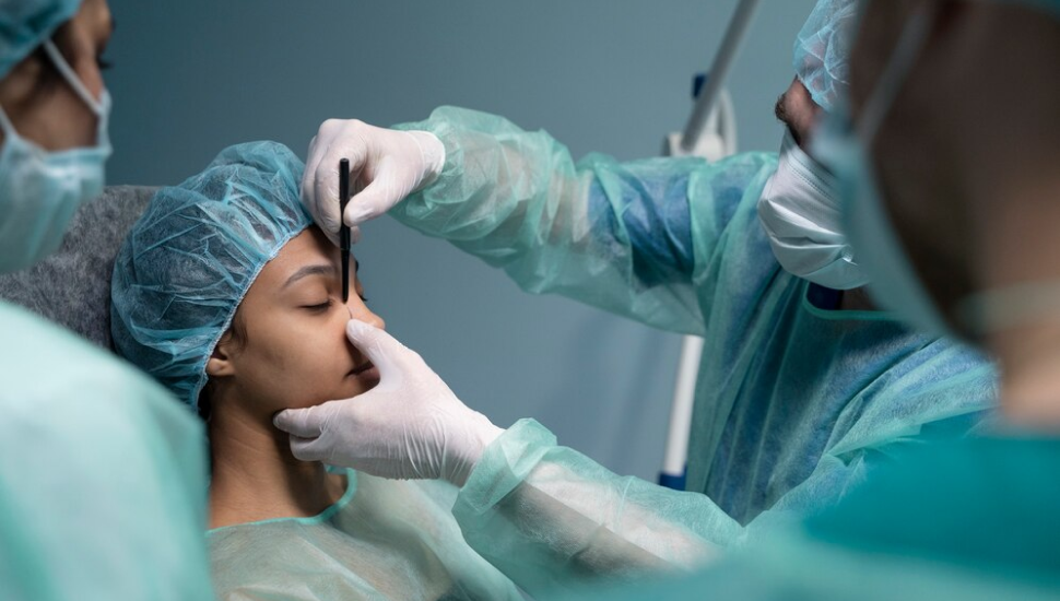 Dentist at work